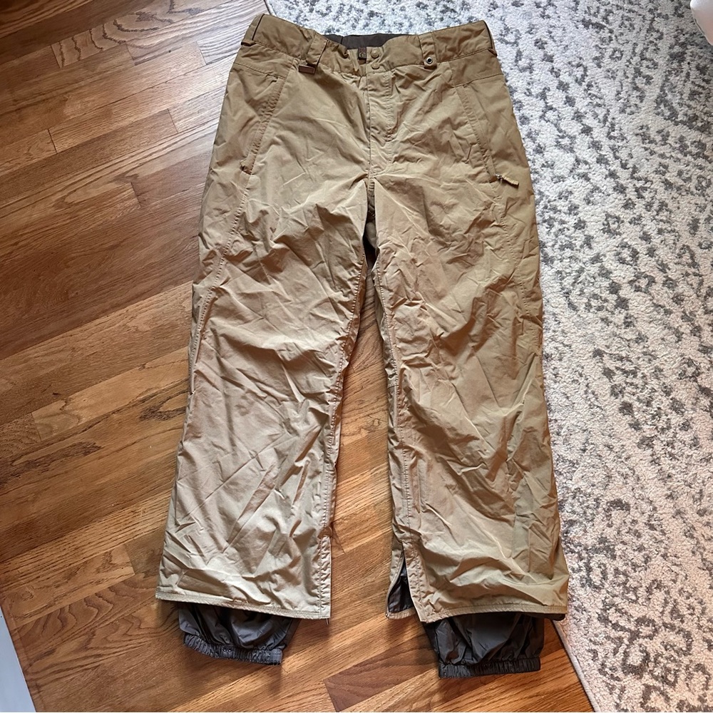 BURTON Phantom Insulated Snow / Ski Pants XL tan | winter snowboard gear
